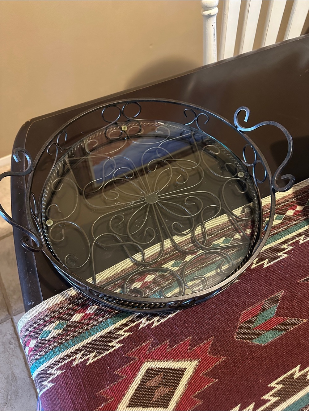 Southern Living at home. Found serving .removable glass 14 inch across